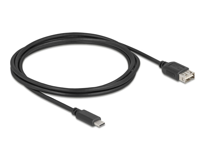Delock USB 2.0 Kabel USB Type-C™ Stecker zu EASY USB Typ-A Buchse 2 m