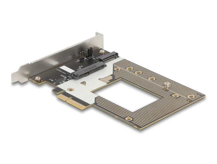 Delock PCI Express 4.0 x4 Karte zu 1 x NVMe M.2 Key M 110 mm oder U.2 Slot