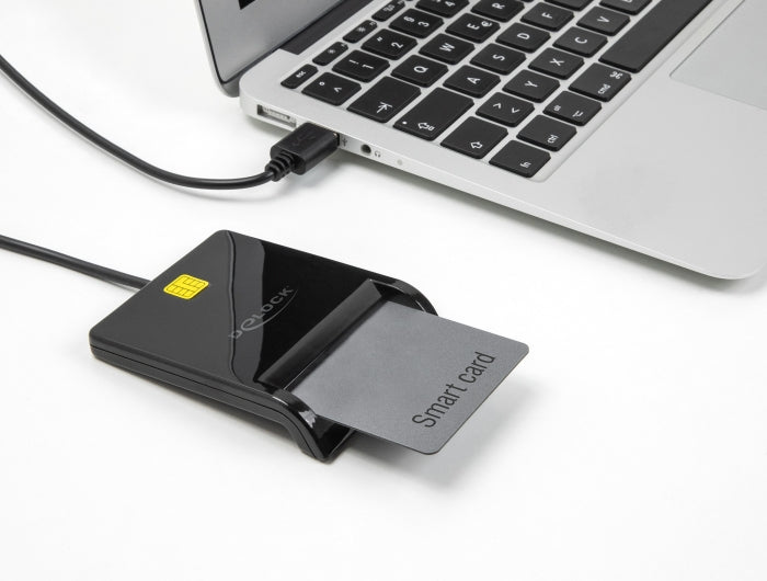 Delock USB 2.0 Smartcard Kartenleser für Smartcards mit Kontaktchip