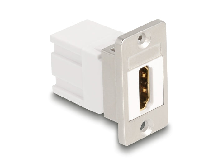 Delock Panel Mount HDMI Buchse zu Buchse 8K 60 Hz konisch
