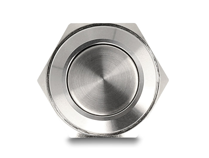 Delock Drucktaster zum Einbau 16 mm 2 x Schraubklemme Taster sehr hoch