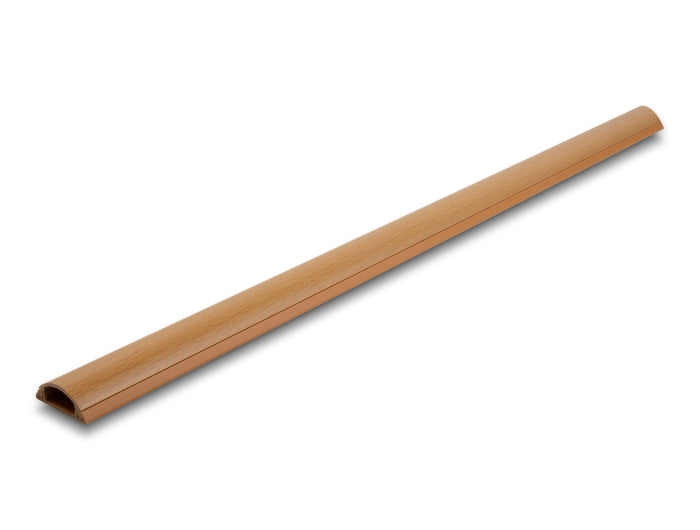 Delock Kabelkanal selbstklebend 30 x 11 mm - Länge 1 m Holzoptik
