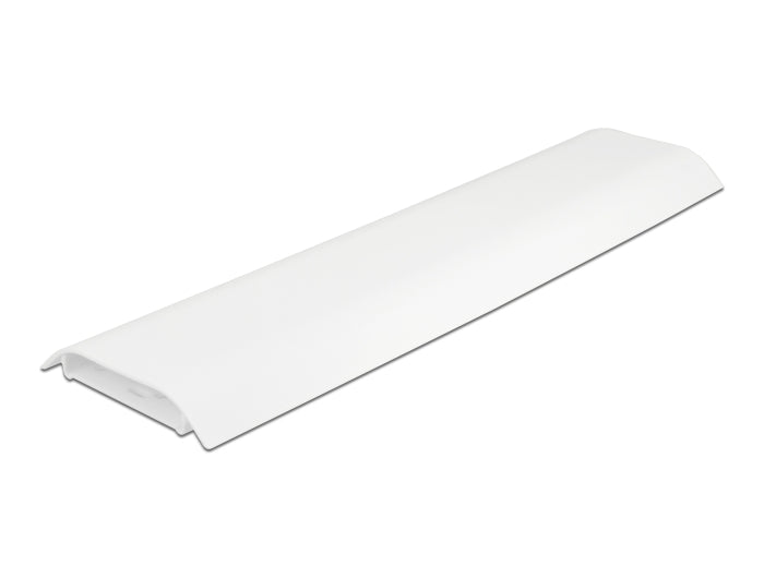 Delock Kabelkanal selbstklebend mit Kabelbefestigung 85 x 10 mm - Länge 300 mm 2 Stück weiß