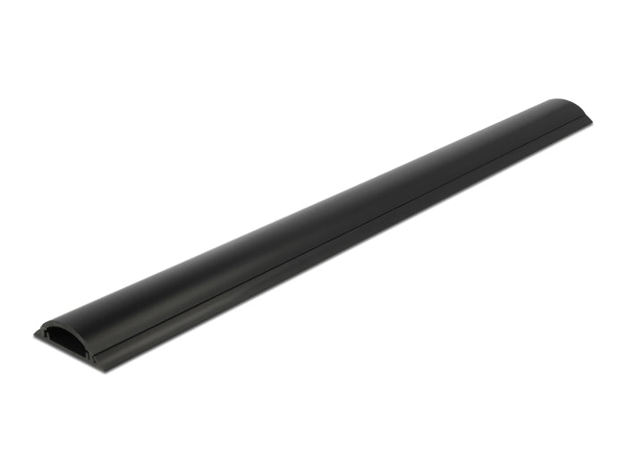 Delock Kabelkanal selbstklebend 50 x 12 mm - Länge 1 m schwarz