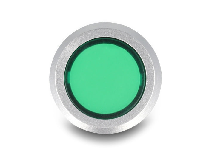 Delock 16 mm Kunststoff Signallampe grün / Lötversion
