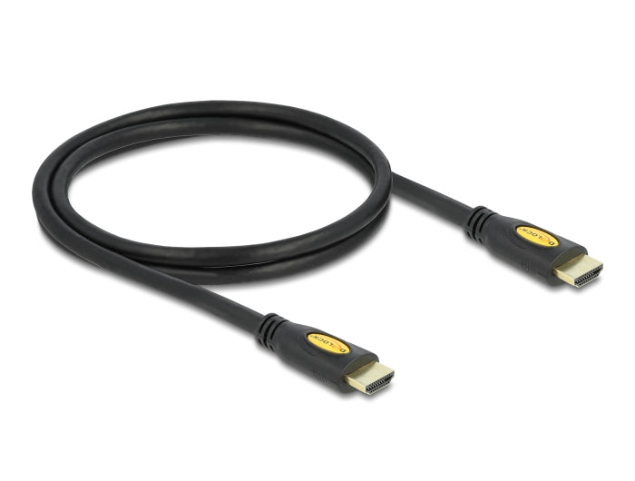 Delock Kabel High Speed HDMI mit Ethernet - HDMI-A Stecker > HDMI-A Stecker 4K 1,0 m