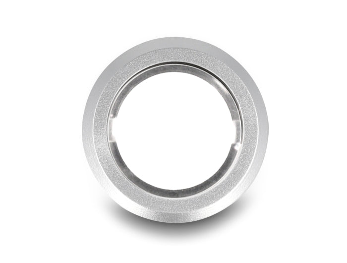 Delock 16 mm Kunststoff Signallampe weiß / Lötversion