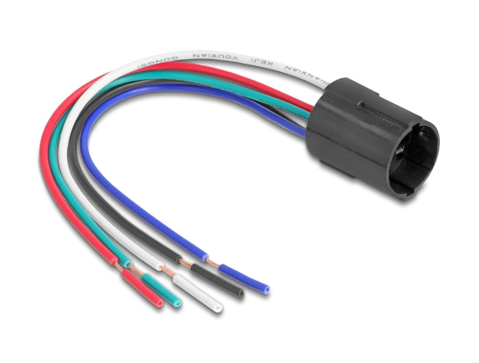 Delock Fassung für 16 mm 5 Pin Taster oder Schalter