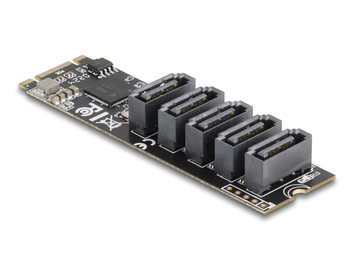 Delock M.2 2280 Key B+M Kontroller zu 5 x SATA