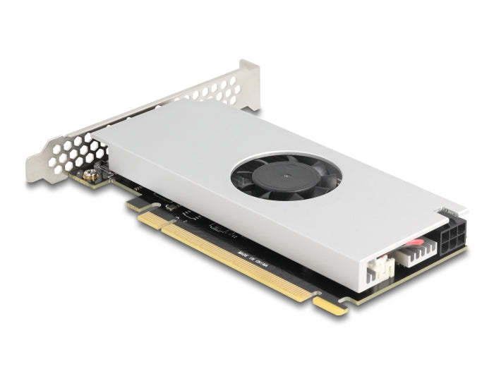Delock PCI Express x16 Karte zu 2 x USB 20 Gbps USB Type-C™ Dual Channel mit Lüfter und Kühlkörper im Low Profile Formfaktor