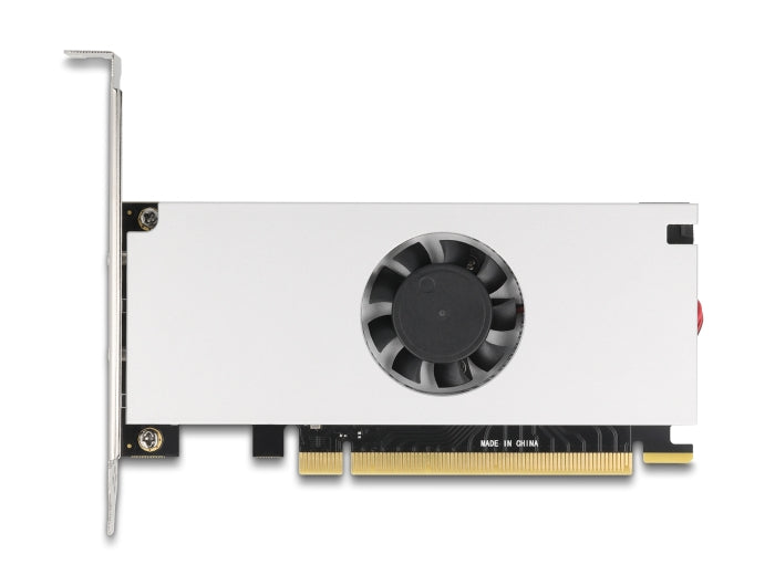 Delock PCI Express x16 Karte zu 2 x USB 20 Gbps USB Type-C™ Dual Channel mit Lüfter und Kühlkörper im Low Profile Formfaktor