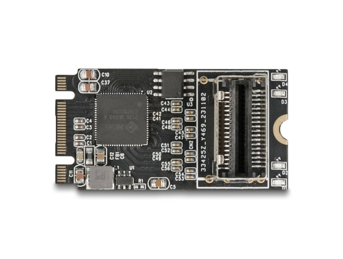 Delock M.2 2242 Key B+M Kontroller zu 4 x SATA mit 1 m Kabel