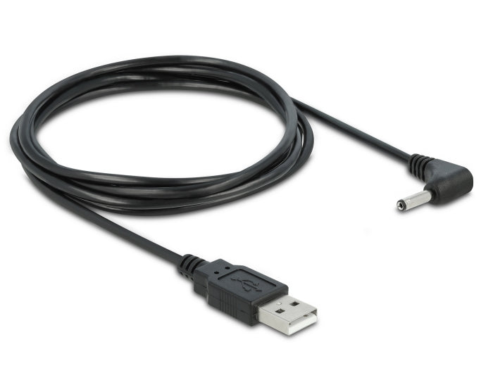 Delock Kabel USB Power > DC 3,5 x 1,35 mm Stecker 90° 1,5 m
