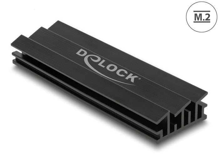 Delock Kühlkörper 70 mm für M.2 Modul schwarz