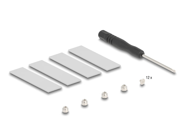 Delock PCI Express x16 Karte zu 4 x intern NVMe M.2 Key M