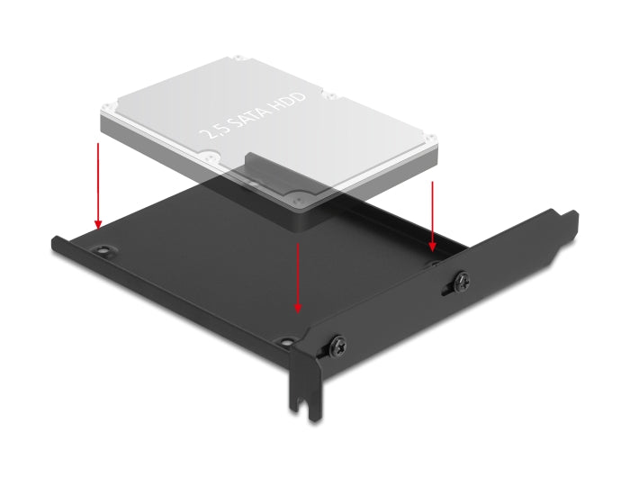 Delock Einbaurahmen für 1 x 2.5″ HDD in den PC Slot