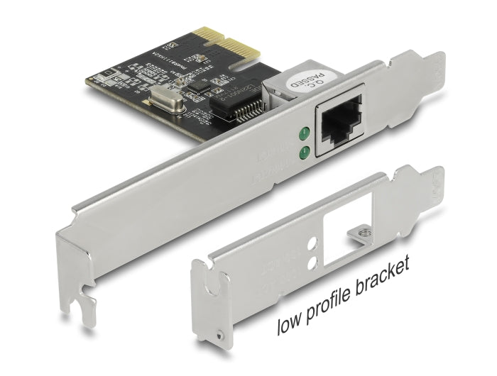Delock PCI Express x1 Netzwerkkarte Gigabit LAN 1 x RJ45 RTL8111