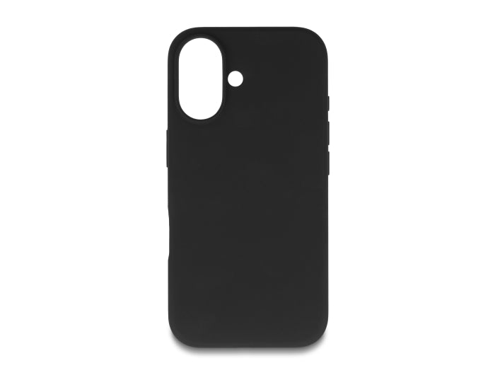 Delock Schutzhülle für iPhone 16 aus Soft-Touch Silikon schwarz