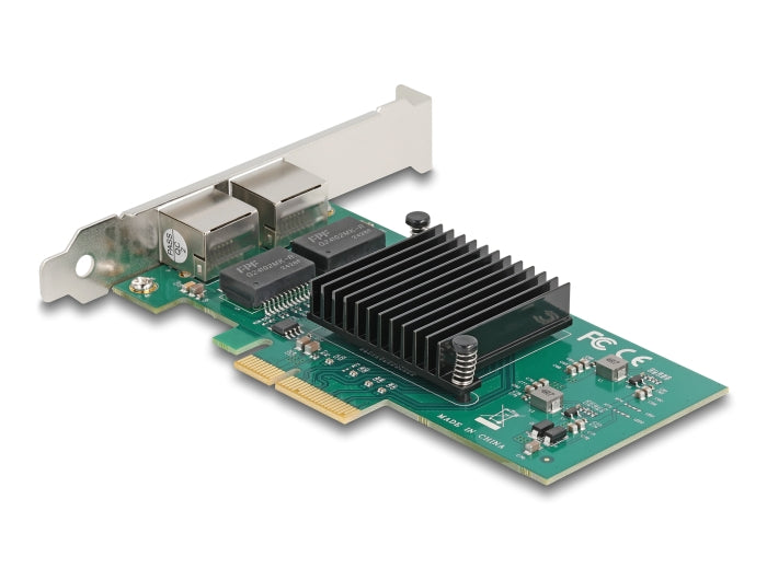 Delock PCI Express x4 Netzwerkkarte Gigabit LAN 2 x RJ45 i82576