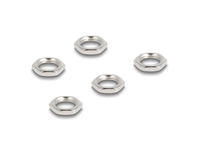 Delock DC Splitter Kabel 1 x Buchse gerade zu 5 x Buchse 5,5 x 2,1 mm 90° gewinkelt zum Einbau schwarz