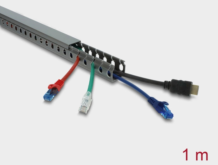 Delock Verdrahtungskanal 30 x 30 mm - Länge 1 m grau
