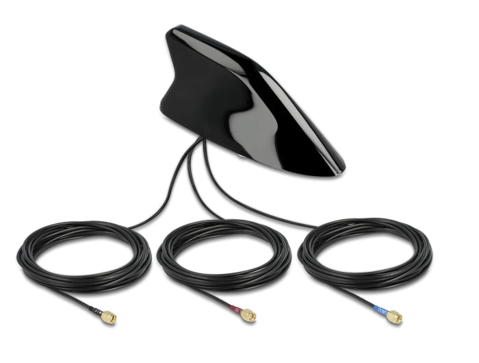 Delock Shark Fin Antenne mit LTE + WLAN + GNSS Multiband