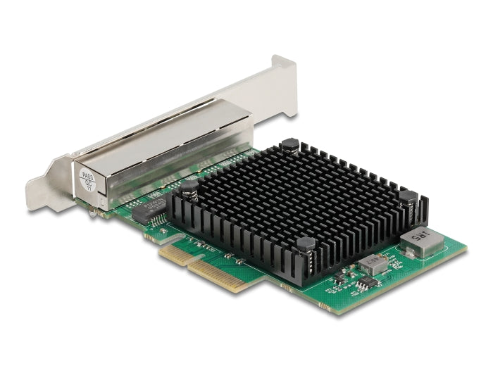 Delock PCI Express x4 Netzwerkkarte 2,5 Gigabit LAN 4 x RJ45 RTL8125