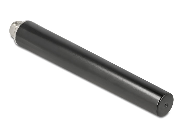 Delock Dualband WLAN WiFi 6 Antenne N Buchse 4 - 6 dBi 16,55 cm omnidirektional starr outdoor schwarz