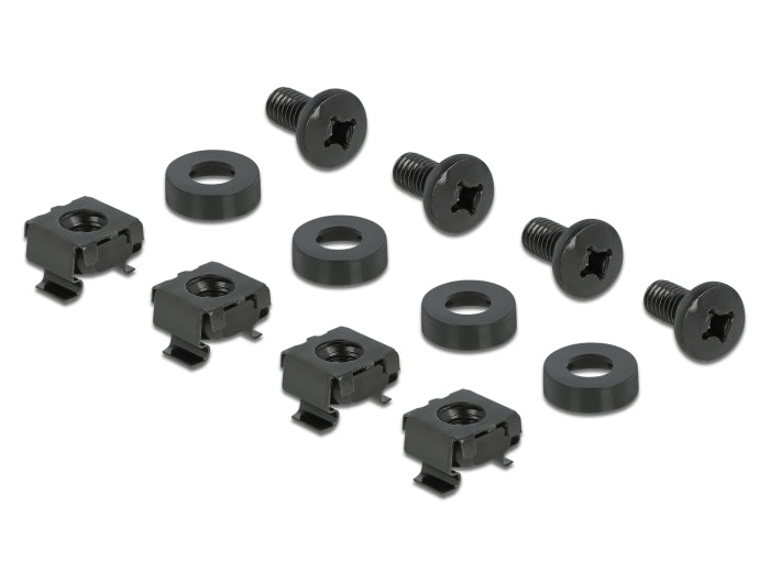 Delock 10″ Kabelmanagement Bürstenleiste 2 HE schwarz