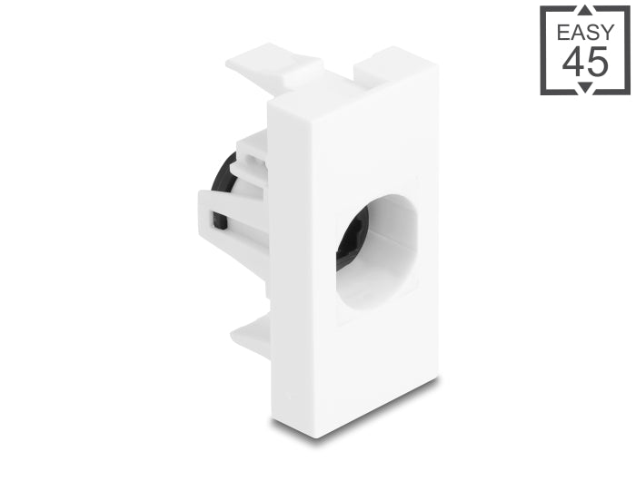 Delock Easy 45 Modul TOSLINK Buchse zu Buchse weiß