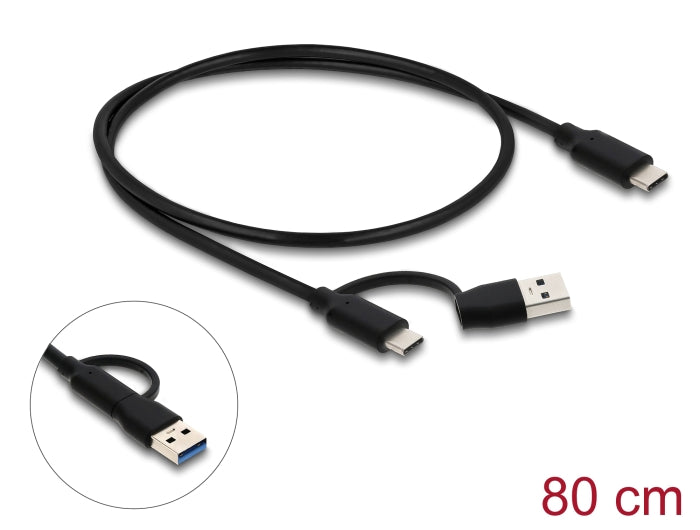 Delock USB 10 Gbps Hub mit 3 USB Type-C™ und 4 USB Typ-A Ports
