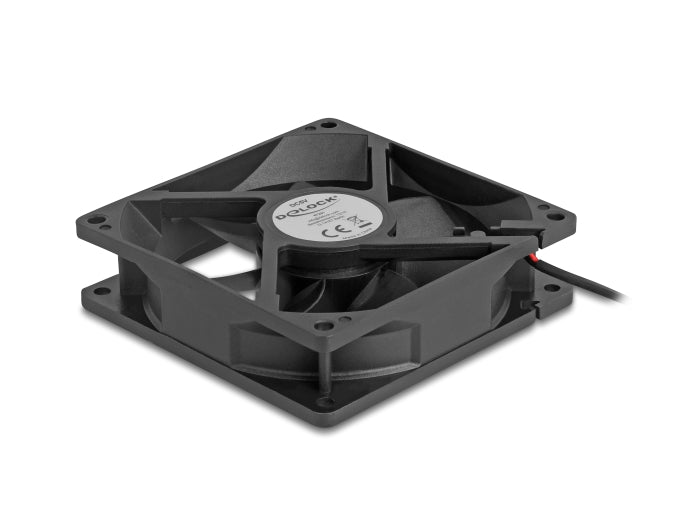 Delock Axiallüfter 5 V DC, 92 x 92 x 25 mm schwarz