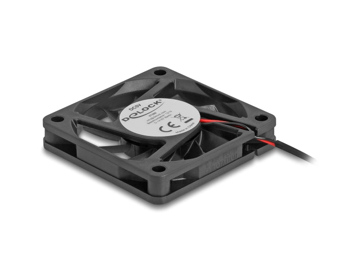 Delock Axiallüfter 5 V DC, 60 x 60 x 10 mm schwarz
