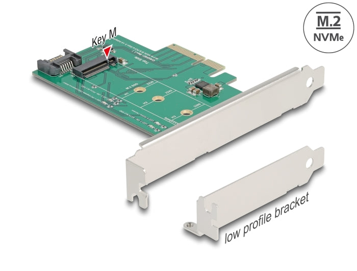 Delock PCI Express x4 Karte > 1 x intern NVMe M.2