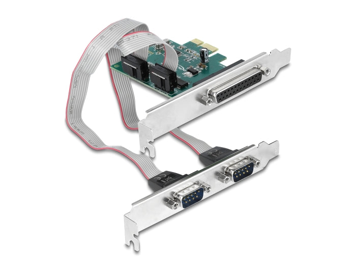 Delock PCI Express x1 Karte zu 2 x Seriell RS-232 + 1 x Parallel IEEE1284