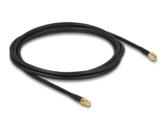 Delock Antennenkabel SMA Stecker > SMA Buchse CFD/RF200 2 m low loss