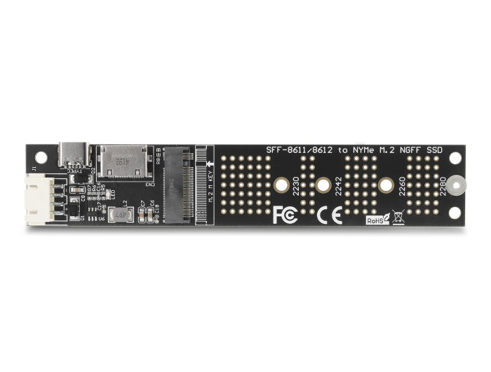 Delock OCuLink zu M.2 Key M NVMe SSD Konverter