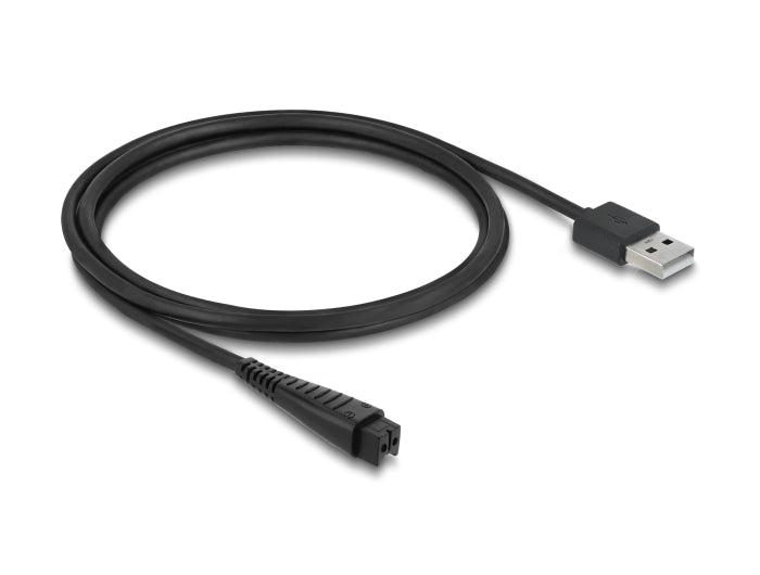 Delock USB Ladekabel 4,8 V für Elektrorasierer kompatibel mit Panasonic ES-LV97, ES-LA63, RE7-51, RE7-59 Serie - Rasierer Ladegerät Ersatzkabel 1,5 m
