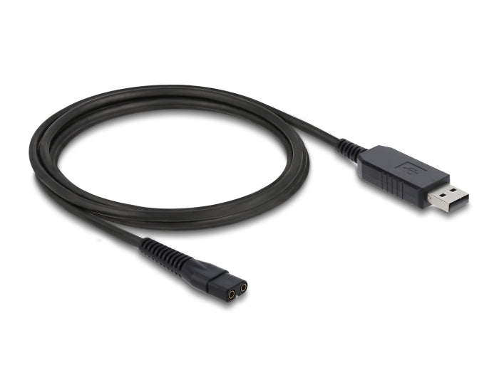 Delock USB Ladekabel 3,5 V für Elektrorasierer kompatibel mit Wahl Color Pro 9649 - Rasierer Ladegerät Ersatzkabel 1,8 m