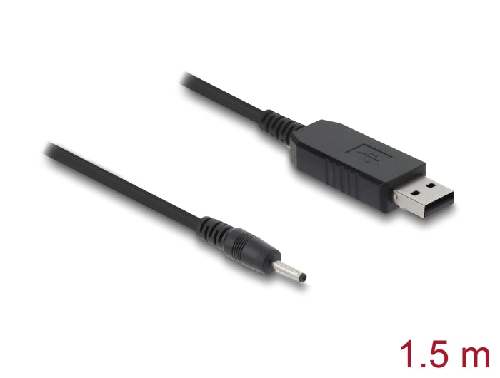 Delock USB Ladekabel 2,3 V für Elektrorasierer kompatibel mit Braun MGK3335, MGK3010, MGK3020 Serie - Rasierer Ladegerät Ersatzkabel 1,5 m