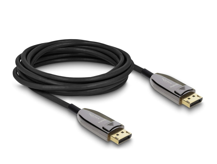 Delock Aktives Optisches Kabel DisplayPort 2.1 8K 60 Hz 40 Gbps 5 m