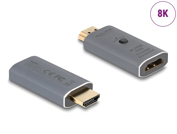 Delock HDMI EDID Emulator 8K bidirektional