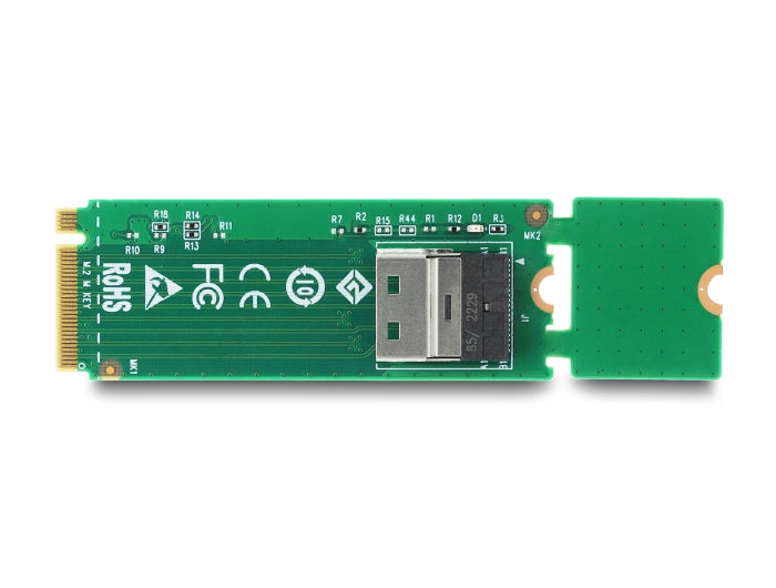 Delock M.2 Key M zu 1 x SFF-8654 4i Konverter