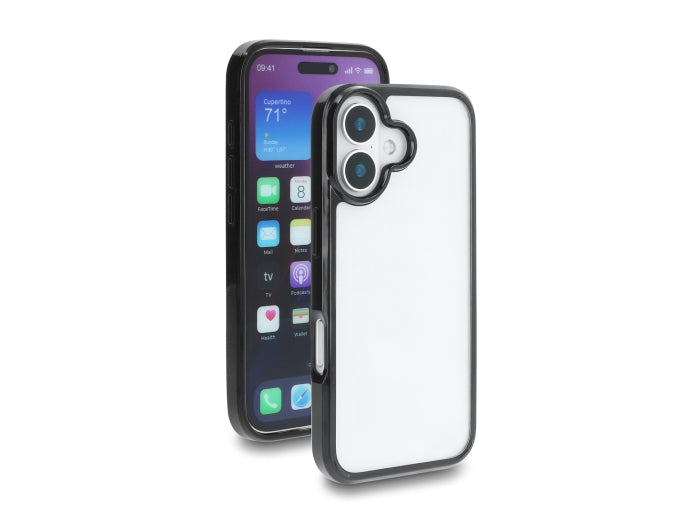 Delock Schutzhülle für iPhone 17 transparent-schwarz