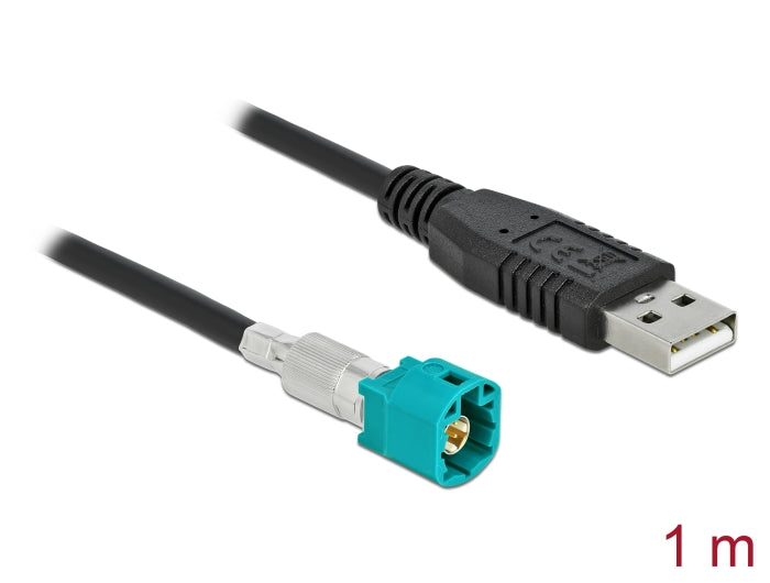 Delock Kabel HSD Z Stecker zu USB 2.0 Typ-A Stecker 1 m