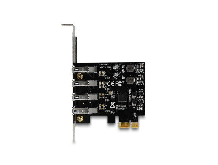 Delock USB 5 Gbps PCI Express x1 Karte mit 4 x externen Typ-A Buchsen