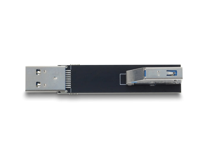 Delock USB 10 Gbps Adapter USB Typ-A Buchse zu Stecker gedreht 90° oben
