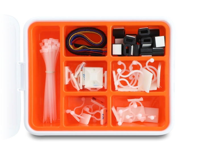 Delock Kabelmanagement Box Set 99-teilig