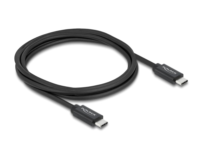 Delock Koaxiales USB 40 Gbps Kabel USB PD 3.1 240 W 2 m