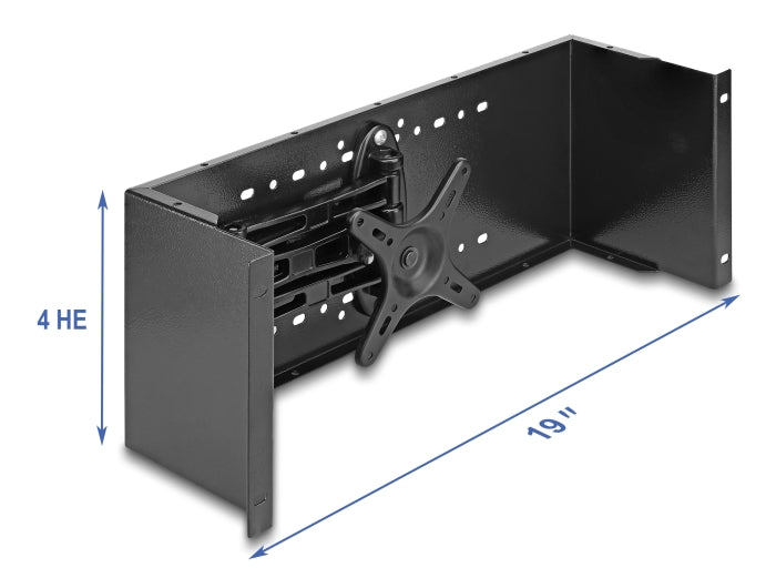 Delock 19″ Monitorarm schwarz
